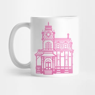 Victorian Home Pink Mug